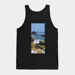 Coastal scene - shag on a rock Tank Top